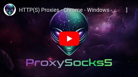 HTTP(S) Proxies - Chrome - Windows
