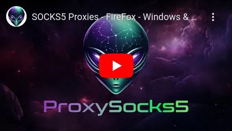 SOCKS5 Proxies - FireFox