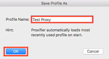 Step 6 on how to set un SOCKS5 proxies in Proxifier
