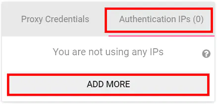 Socks5 Authentication IPs